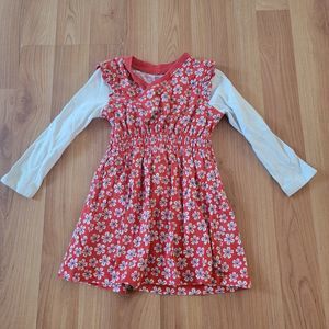 Tea Collection Long Sleeve Floral Dress Size 12-18M